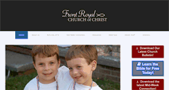 Desktop Screenshot of frontroyalchurchofchrist.com